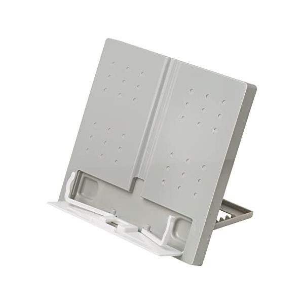 シフトプラスグレー/-/LS-6114-GL・Color:グレーStyle:シフトプラス・パッケージ個数:1・6段階の角度調節で姿勢サポート・目線を上げて正しい姿勢を促すから集中力アップ・タブレット学習にも最適設計 たたんでコンパクト・A4...