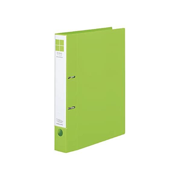 他サイト： コクヨ(KOKUYO) Dリングファイル スムーススタイル A4 2穴 300枚収容 黄緑 フ-UDS430YGの商品画像