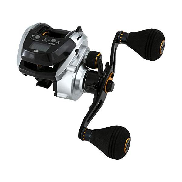 アブガルシア　マックスＤＬＣデジタルカウンター搭載パワーハンドルモデル　左巻き AbuGarcia (アブガルシア) MAX DLC-L 大画面 デジタルライン