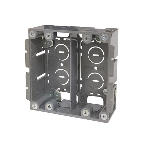 他サイト： 未来工業(MIRAI) あと付はさみボックス（２ケ用） SBP-WM グレーの商品画像