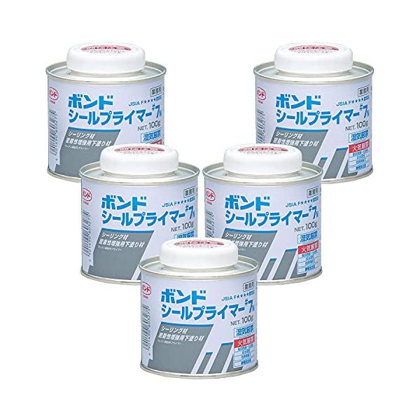 他サイト： コニシ(KONISHI) ボンド シールプライマー#7N 100g #60327 5缶入りの商品画像