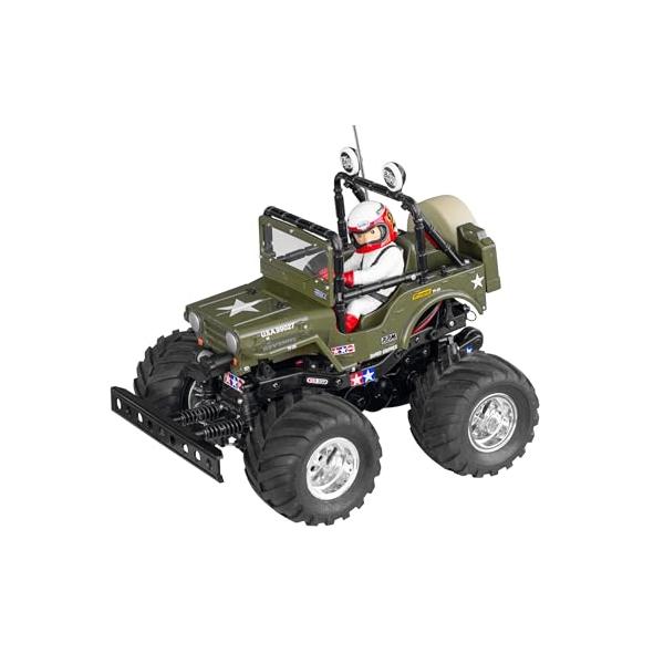 単品グリーン/30.48×30.48×12.7cm/TAM58242・Style:単品・パッケージ個数:1・前輪を跳ね上げたウイリー走行やスピンターンなど、アクションあふれる走りが手軽に楽しめる電動ラジオコントロールカーの組み立てキットです...