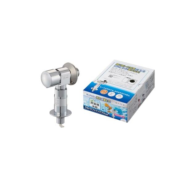 SANEI ウルトラファインバブル発生装置洗濯機用送り座水栓 PY1433T6V 楽天市場】SANEI ウルトラファインバブル発生装置内蔵洗濯機用送り座水