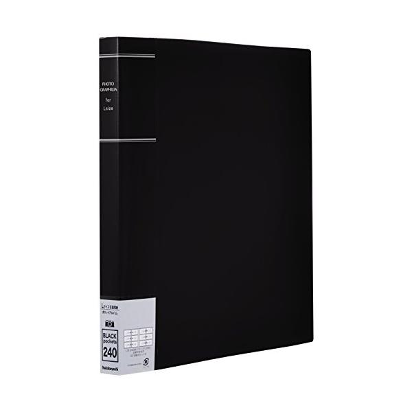 L判3段2列240枚収納ブラック/L/PH6L-1024-D・Color:ブラックSize:LStyle:L判3段2列240枚収納PatternName:単品・パッケージ個数:1・本体寸法:タテ303×ヨコ300×背巾22mm・本体重量:5...