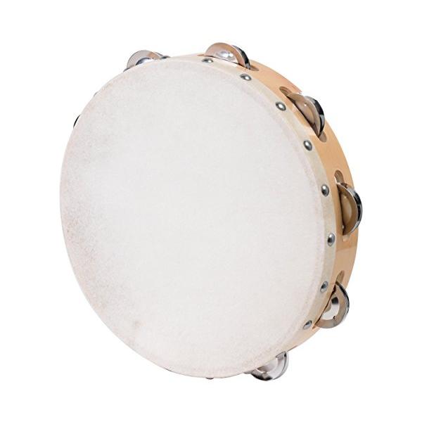 他サイト： KC 皮付きタンバリン カーフスキン 24cm TCS-24/9の商品画像