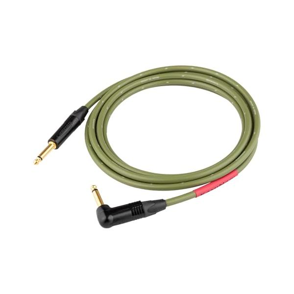他サイト： KAMINARI GUITARS ギターシールド Electric Bass Cable2 3m 鶯[Moss Green] K-BC2-3LSの商品画像