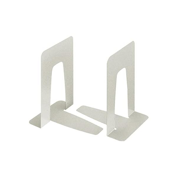 他サイト： コクヨ(KOKUYO) ブックエンド 大 ライトグレー 滑止め付 BS-34NMの商品画像