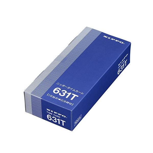 ニッポー タイムカード NTR-2500、2700用 631T(月末締) : ラピス生活