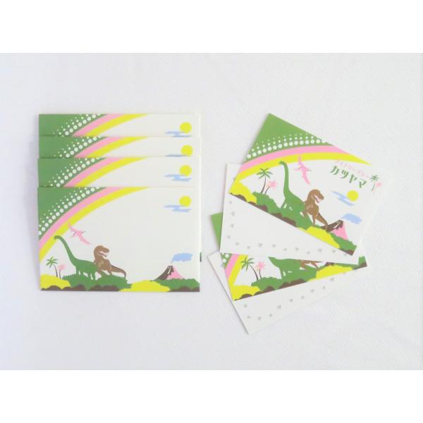 オリジナル ミニカードセット 恐竜レトロ 恐竜 メッセージカード