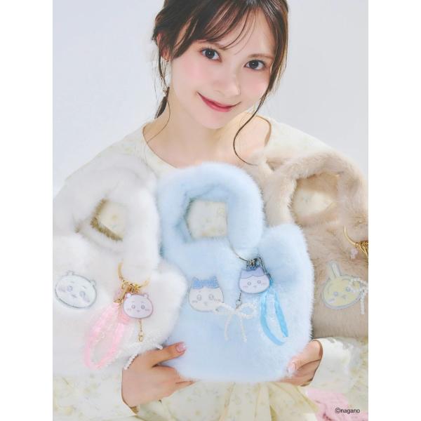 dazzlin ダズリン【ちいかわ/dazzlin specialcollection】モコモコフリルバッグ 即日発送