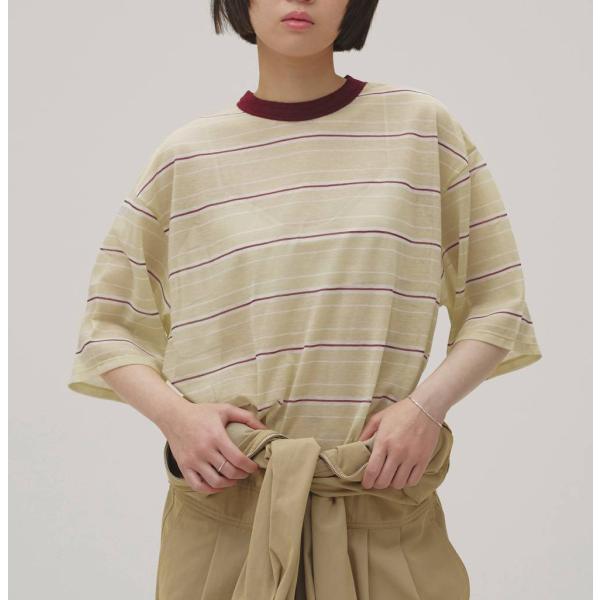 TODAYFUL  トゥデイフル Sheer Border T-shirt 予約商品 7月上旬発送