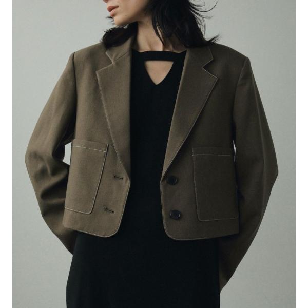 ジャケット・アウター anuke Half Sleeve Jacket anuke ジャケット ノーカラージャケット Half Sleeve Jacket