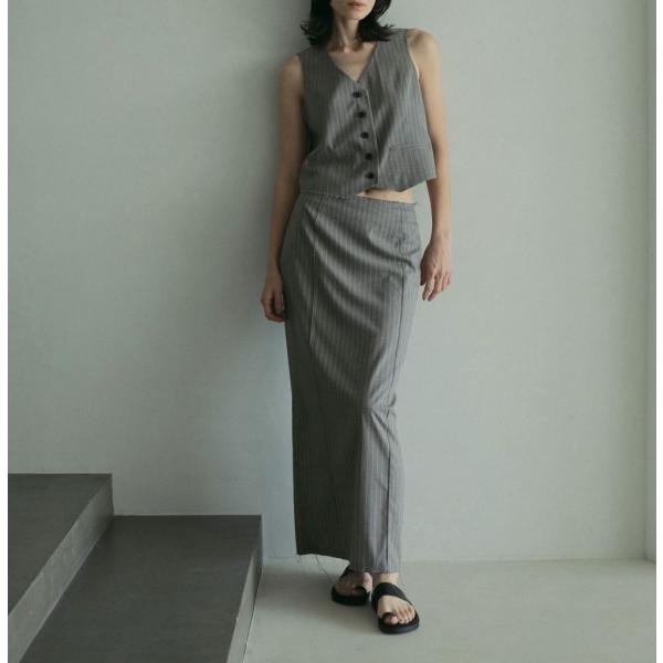 アンヌーク anuke ette Pencil Skirt サイズ36 anuke（アンヌーク） (アンヌーク）Cutoff Pencil Skirt 即日発送 SALE