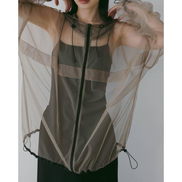 anuke（アンヌーク） Tulle Zip Blouzon 即日発送 : RAPTURE - 通販