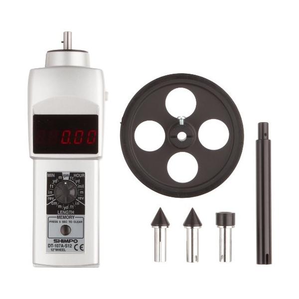 Shimpo Dt 107a S12 Contact Handheld Tachometer With 12 Wheel Led Display 0 10 Rpm Range 並行輸入品 Thecharlienoble Com
