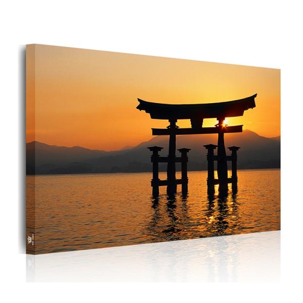 開運画 縁起画 絵画 日本風景 風景画 広島 厳島神社 夕日 鳥居 絵ファブリックパネル アートパネル おしゃれ 高級 ポスター ギフト プレゼント 個人で Buyee Buyee Japanese Proxy Service Buy From Japan Bot Online