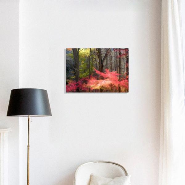 開運画 油絵風 絵画 おしゃれ 壁掛け 絵 色鮮やかな 紅葉の森 紅葉狩り ポスター 油絵 風景画 キャンバス ファブリックパネル インテリア 絵画 玄関子 Buyee Buyee Japanese Proxy Service Buy From Japan Bot Online