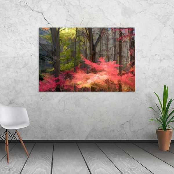 開運画 油絵風 絵画 おしゃれ 壁掛け 絵 色鮮やかな 紅葉の森 紅葉狩り ポスター 油絵 風景画 キャンバス ファブリックパネル インテリア 絵画 玄関子 Buyee Servis Zakupok Tretim Licom Buyee Pokupajte Iz Yaponii