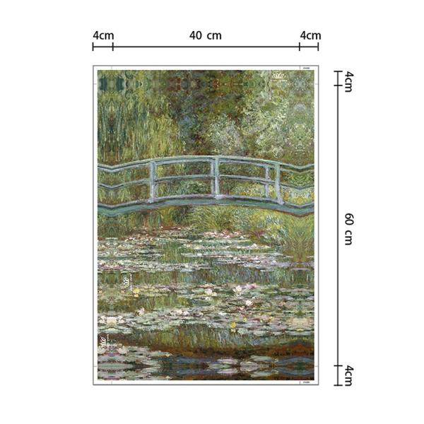 送料無料 油絵風 世界名画 モネ 睡蓮の池と日本の橋 油彩 絵画 インテリア おしゃれ 壁掛け 絵 ファブリックパネル アートパネル ポスター キャンバス 絵画 Buyee Servicio De Proxy Japones Buyee Compra En Japon