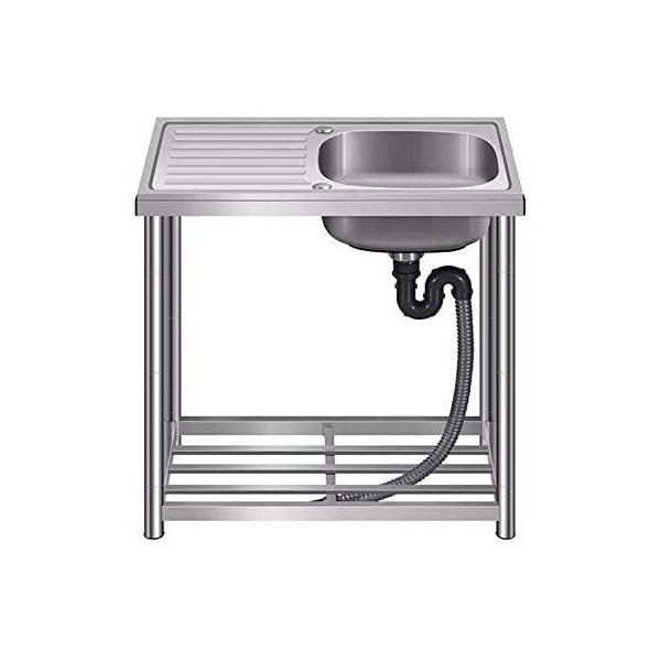 759☆ステンレス簡易流し台 G76 ガーデンシンク 屋外 水道 蛇口  