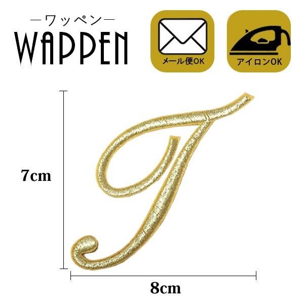 ワッペン 刺繍 アイロン おしゃれ アップリケ イニシャル ｔ アルファベット メール便可 Patch Cl A 272 Rareleak 通販 Yahoo ショッピング