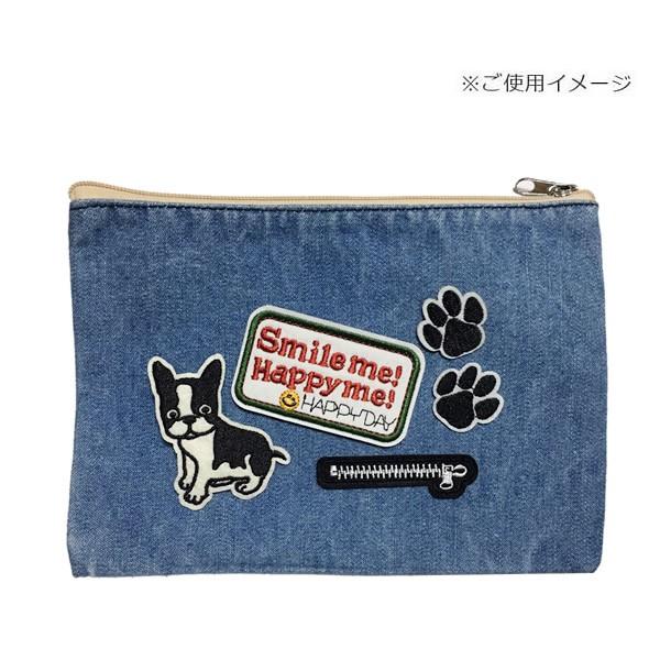 スマイル ワッペン 刺繍 アイロン おしゃれ アップリケ smile ニコ