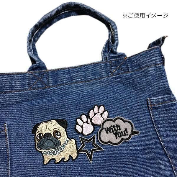 犬 ワッペン 刺繍 アイロン おしゃれ かわいい アップリケ イヌ いぬ