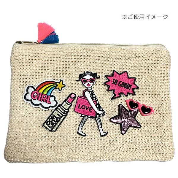 アルベロベロ♥️ ぶたさん女の子アップリケ毛糸ポンポン刺繍ケーブル編 チュニック アルベロベロ♥️ ぶたさん女の子アップリケ毛糸ポンポン刺繍
