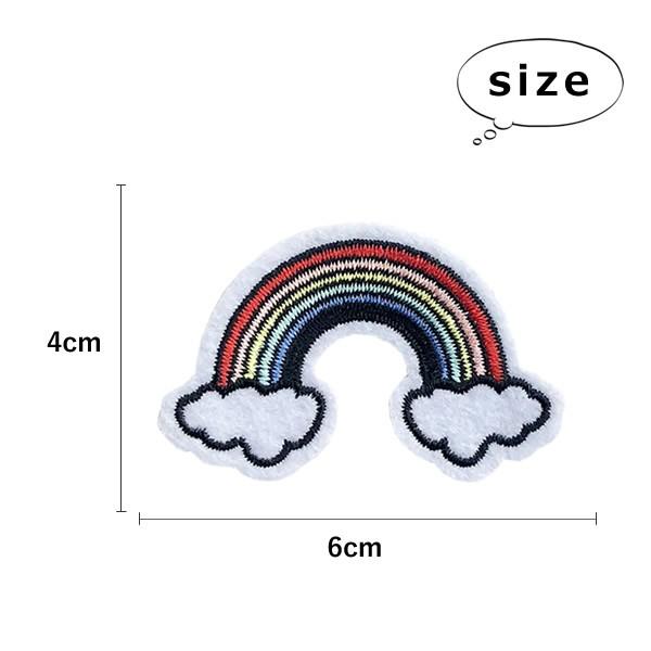 メルカリ便！アイロン 刺繍 ワッペン！セブンアップ　レインボー Amazon.co.jp: ベアー レインボー くま 刺繍 アイロン ワッペン