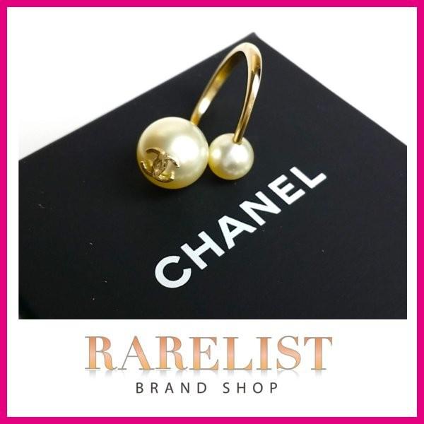 シャネル Chanel リング 指輪 新作 ゴールド パール ｃｃ ロゴ ココマーク ホワイト ５２ Chanelaaaaaa860aaaaaaaa242 ブランドショップrarelist 通販 Yahoo ショッピング