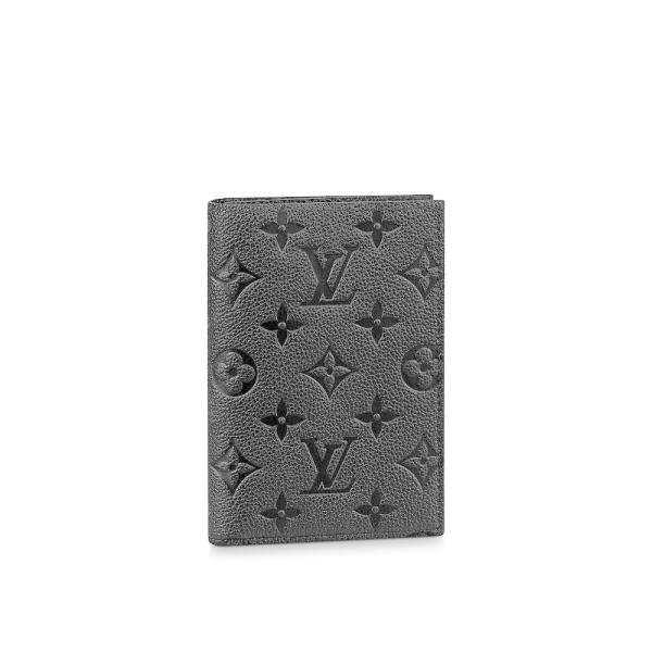 ルイヴィトン LOUIS VUITTON パスポートカバー ノワール ブラック