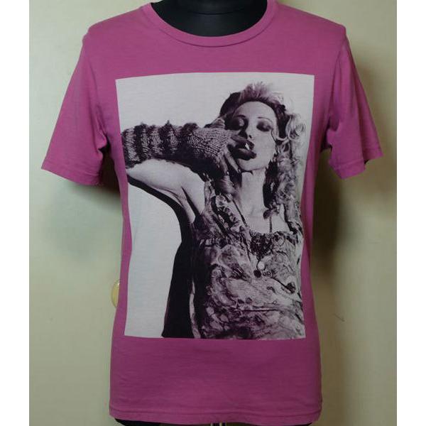 ヒステリックグラマー コートニーラブ Tシャツ S ピンク 0201CT14 HYSTERIC GLAMOUR Courtney Love