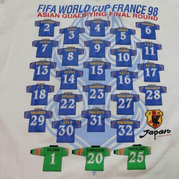 海外最新 フランスワールドカップ 日本代表 Ｔシャツ ienomat.com.br