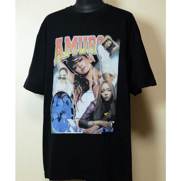 安室奈美恵 dlsm プリントTシャツ XXL ブラック NAMIE AMURO