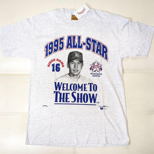 USA製 野茂英雄 ドジャース 1995 オールスターTシャツ L タグ付き