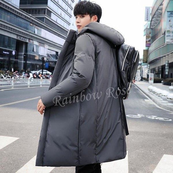 メンズ ダウンコート ロングコート メンズコート 冬 ロング丈 ダウンジャケット 無地 帽子付き 大きいサイズ 代 30代 40代 50代 14manckmy37 Rainbow Rose 通販 Yahoo ショッピング