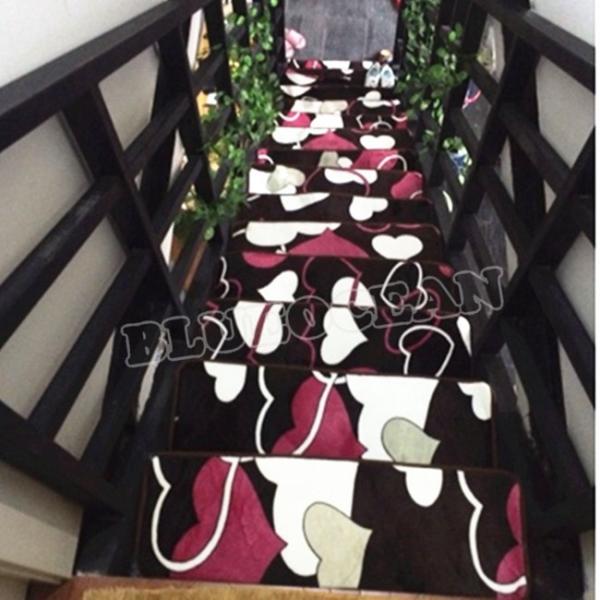 階段マット 滑り止め 15枚セット クーポン割引あり おしゃれ 屋内 犬 洗える 防音 傷防止 階段カーペット 厚手 24cm 80cm Www Fakfakkab Go Id