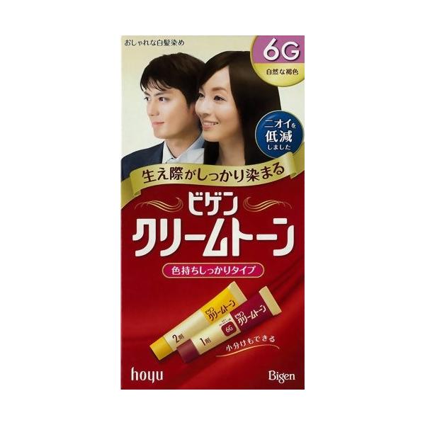 ビゲンクリームトーン 自然な褐色 6G 40g+40g