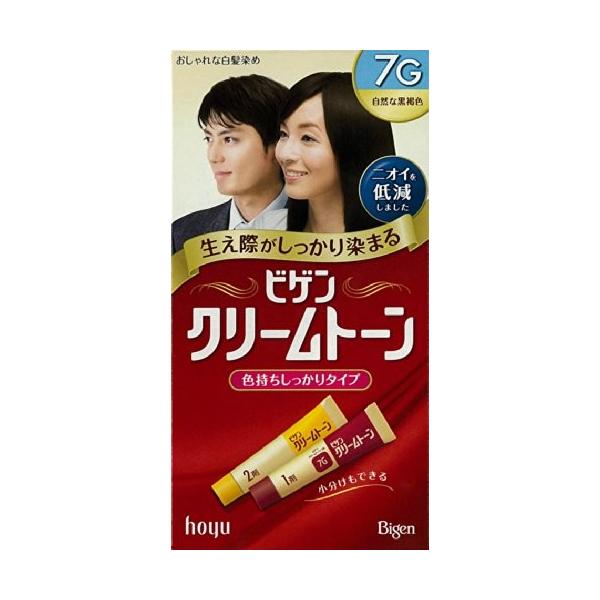 ビゲンクリームトーン 自然な黒褐色 7G 40ｇ+40ｇ