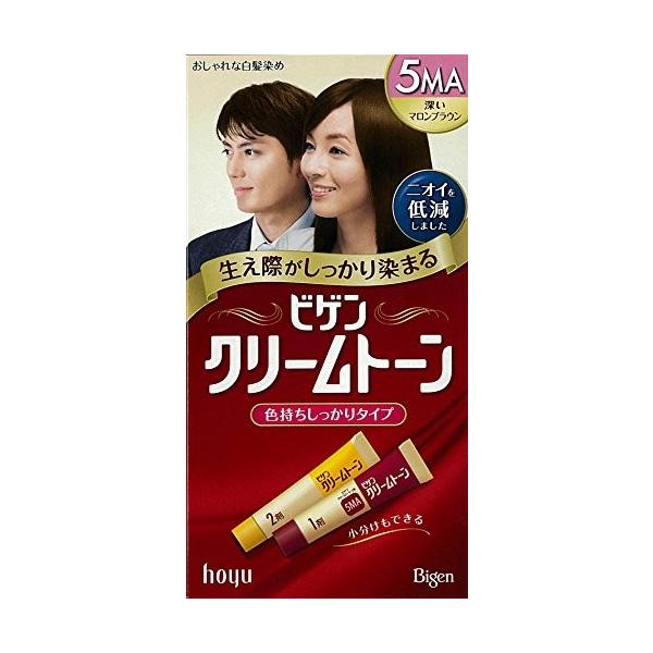 ビゲン クリームトーン 深いマロンブラウン 5MA [白髪染め ヘアカラー