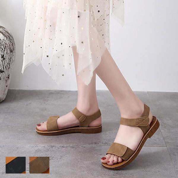 サンダル レディース フラット ストラップサンダル 歩きやすい 韓国 履きやすい おしゃれ カジュアル シューズ Bo 679 Bo 679 Uricca ウリッカ By Raspberry 通販 Yahoo ショッピング