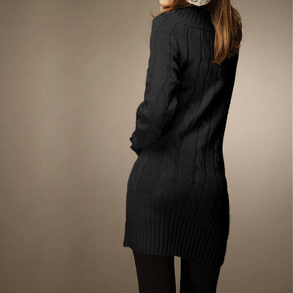 ワンピース レディース ニット ワンピース チュニック 膝丈 ロング 長袖 ゆったり テールカット セーター ワンマイル ゆうパケット送料無料 郵3 W027 Buyee Buyee Japanese Proxy Service Buy From Japan Bot Online