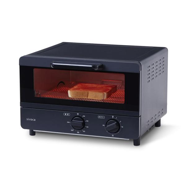 siroca（シロカ） オーブントースター ST-211 ブラック トースター 4枚