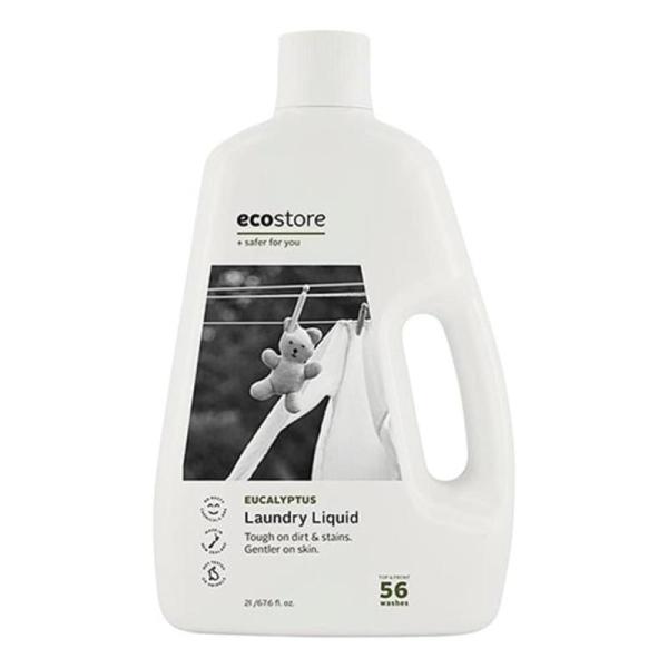 他サイト： ecostore(エコストア) ランドリーリキッド 【ユーカリ】 2L 洗濯洗剤 洗剤 液体 植物由来 肌にやさしい 大容量 詰め替えの商品画像