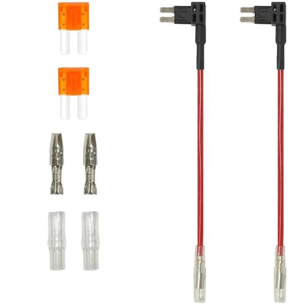 他サイト： セイワ(SEIWA) 車内用品 ヒューズ電源取り出しコード マイクロ型 2本セット IMP082の商品画像