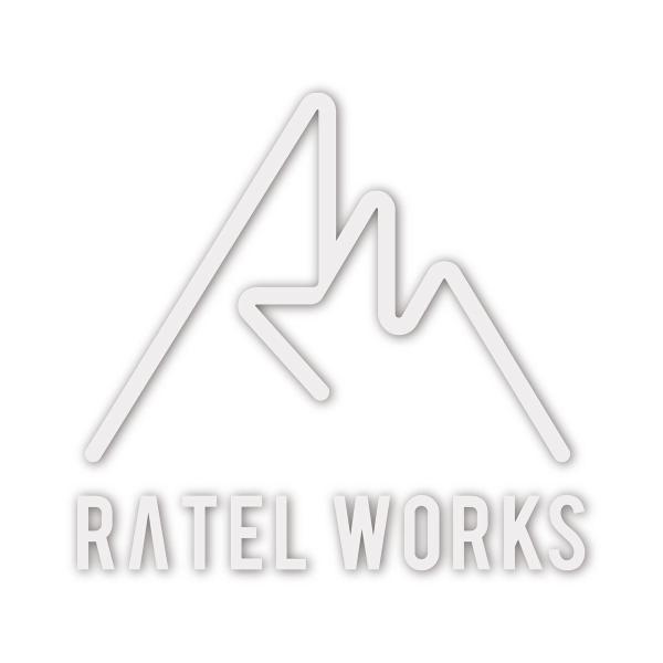 RATELWORKS ラーテルワークス ステッカー正方形　デカール シール 切り文字 カッティング