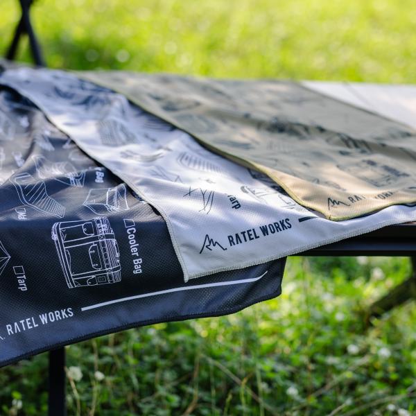 CAMP COOL TOWEL キャンプクールタオル RATEL WORKS ラーテルワークス クールタオル 冷感タオル 熱中症対策 汗拭き 冷却 暑さ対策 アウトドア スポーツ RWS0368