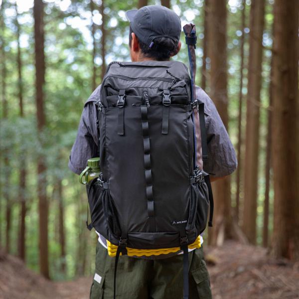 TRAGER 52+10 トレーガー 52+10 バックパック 52L + 10L 大容量 軽量 レインカバー付属 ザック 旅行 出張 登山 防災 アウトドア キャンプ 62L RWS0401