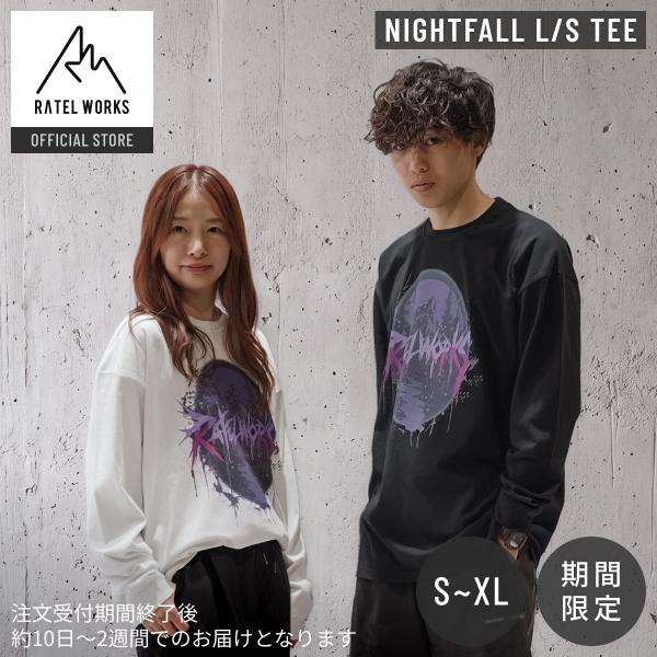 NIGHTFALL L/S TEE (ロングスリーブTシャツ 4) RATEL WORKS ラーテルワークス 長袖Tシャツ トップス 4サイズ 期間限定 (RWS0405)
