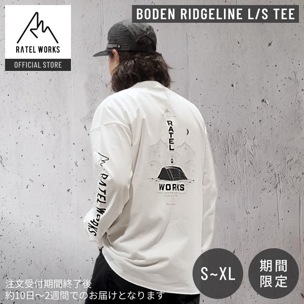 BODEN RIDGELINE L/S TEE (ロングスリーブTシャツ 8) RATEL WORKS ラーテルワークス 長袖Tシャツ トップス 4サイズ 期間限定 (RWS0409)